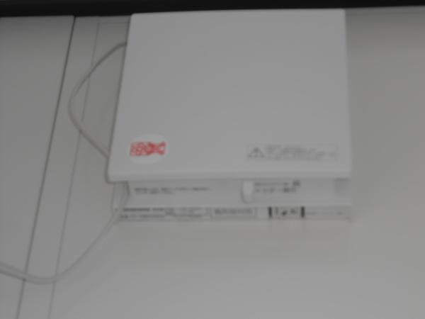 福島県郡山店/展示場の新棟ユニットハウス・プレハブ・コンテナハウス38MSL(2.46坪)の各設備の換気扇