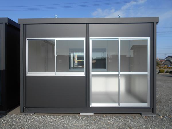 福島県福島店/展示場の新棟ユニットハウス・プレハブ・コンテナハウス38MSL(2.43坪)の本体の外観