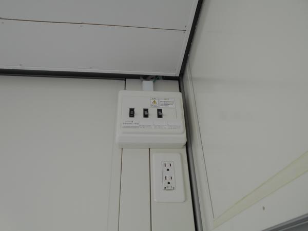 福島県福島店/展示場の新棟ユニットハウス・プレハブ・コンテナハウス29MSL(1.84坪)の各設備の分電盤