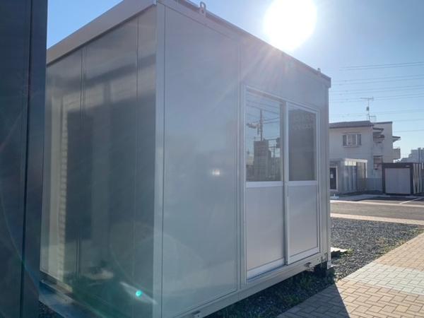 栃木県宇都宮戸祭店/展示場の中古ユニットハウス・プレハブ・コンテナハウスCT-32J(2.16坪)の本体の外観