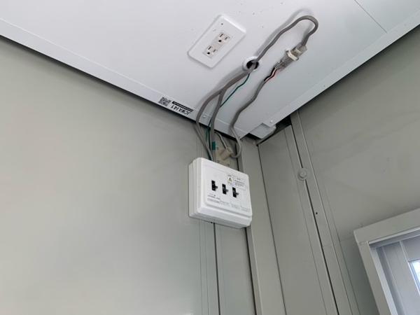 栃木県宇都宮戸祭店/展示場の中古ユニットハウス・プレハブ・コンテナハウスCT-32J(2.16坪)の各設備の分電盤