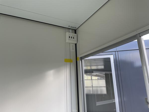 熊本県熊本店/展示場の新棟ユニットハウス・プレハブ・コンテナハウス29MSL(1.84坪)の各設備の分電盤