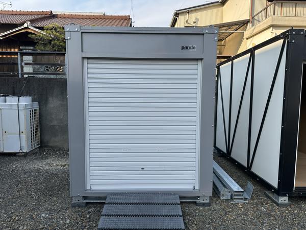 岐阜県多治見店/展示場の新棟ユニットハウス・プレハブ・コンテナハウスPanda2.0 PS2(1.06坪)の本体の外観