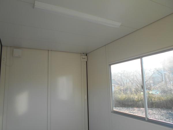 愛知県豊川店/展示場の新棟ユニットハウス・プレハブ・コンテナハウス38MSL(2.43坪)の本体の内観