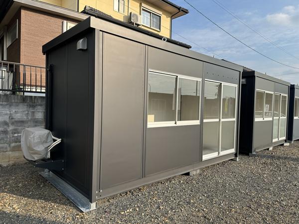 岐阜県多治見店/展示場の新棟ユニットハウス・プレハブ・コンテナハウス47MSL(3.02坪)の本体の外観