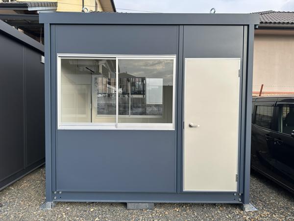 岐阜県多治見店/展示場の新棟ユニットハウス・プレハブ・コンテナハウス29MSL(1.84坪)の本体の外観