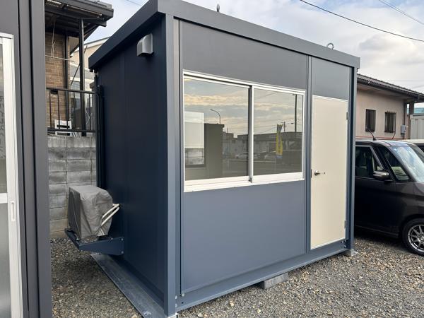 岐阜県多治見店/展示場の新棟ユニットハウス・プレハブ・コンテナハウス29MSL(1.84坪)の本体の外観