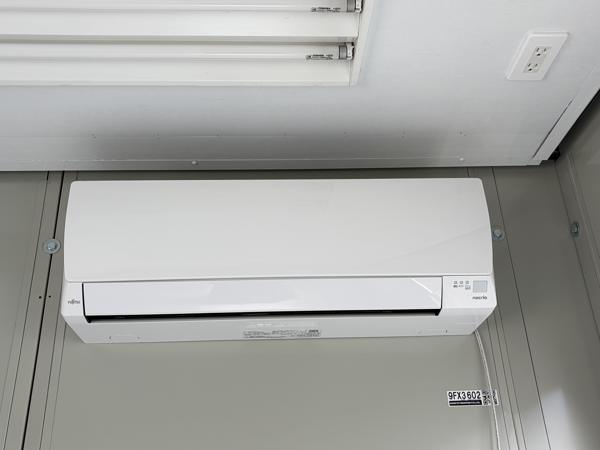 長崎県長崎店/展示場の中古ユニットハウス・プレハブ・コンテナハウスCT-32J(2.16坪)の各設備のエアコン