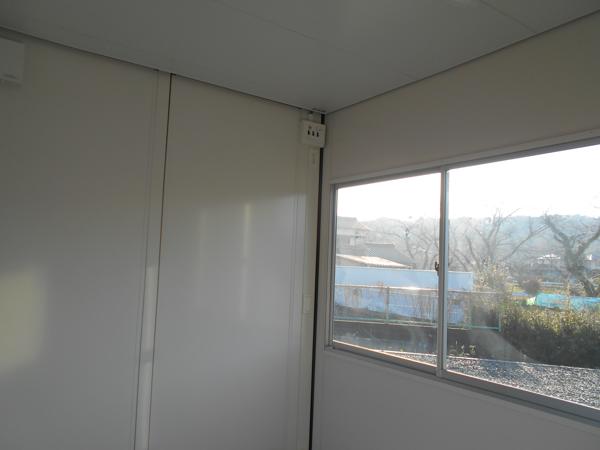 愛知県豊川店/展示場の新棟ユニットハウス・プレハブ・コンテナハウス29MSL(1.84坪)の本体の内観