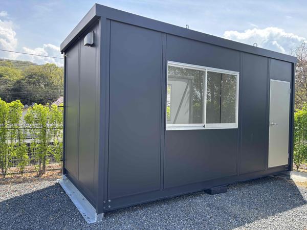 岡山県倉敷店/展示場の新棟ユニットハウス・プレハブ・コンテナハウス47MSL(3.02坪)の本体の外観