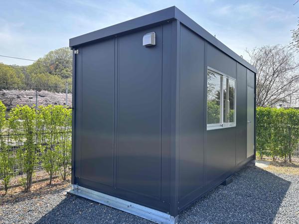 岡山県倉敷店/展示場の新棟ユニットハウス・プレハブ・コンテナハウス47MSL(3.02坪)の本体の外観