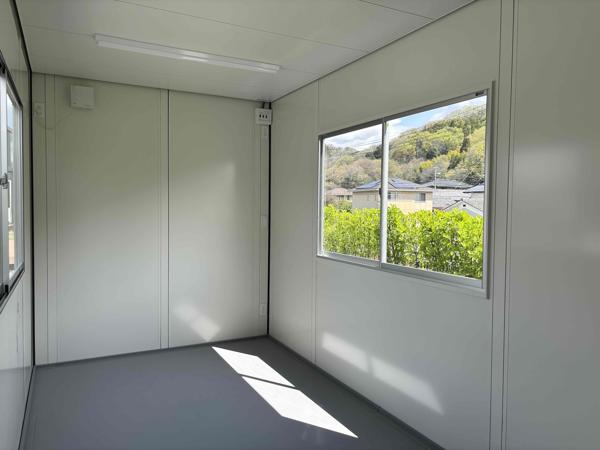 岡山県倉敷店/展示場の新棟ユニットハウス・プレハブ・コンテナハウス47MSL(3.02坪)の本体の内観