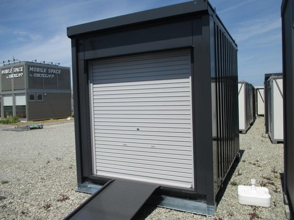 島根県松江営業所/展示場の中古ユニットハウス・プレハブ・コンテナハウスCT-32JG バイク倉庫(2.16坪)の本体の外観