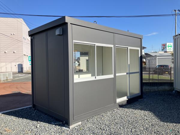 宮城県石巻店/展示場の新棟ユニットハウス・プレハブ・コンテナハウス38MSL(2.43坪)の本体の外観