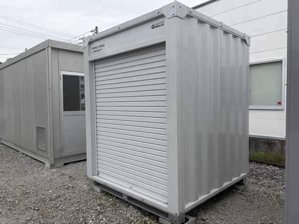 長崎県長崎店/展示場の新棟ユニットハウス・プレハブ・コンテナハウスGORILLA(0.94坪)の本体の外観