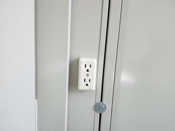 埼玉県朝霞店/展示場の中古ユニットハウス・プレハブ・コンテナハウスCT-41J(2.83坪)の各設備のコンセント