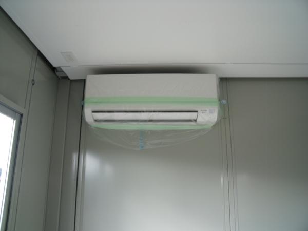 埼玉県花園インター店/展示場の中古ユニットハウス・プレハブ・コンテナハウスCT-54J(3.80坪)の各設備のエアコン