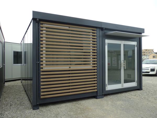 東京都日野店/展示場の中古ユニットハウス・プレハブ・コンテナハウスCT-54J(7.79坪)の本体の外観