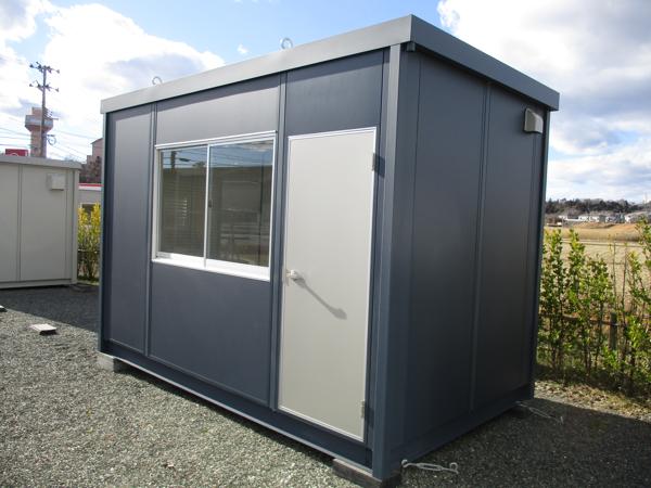 福島県いわき店/展示場の新棟ユニットハウス・プレハブ・コンテナハウス38MSL(2.43坪)の本体の外観