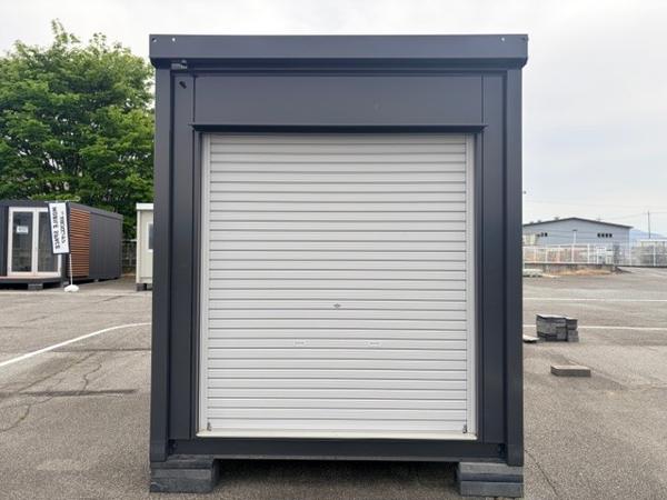 山梨県笛吹一宮店/展示場の中古ユニットハウス・プレハブ・コンテナハウス波板付き CT-41J(2.83坪)の本体の外観