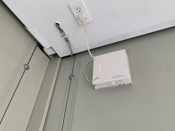 栃木県宇都宮戸祭店/展示場の中古ユニットハウス・プレハブ・コンテナハウスCT-41J(2.83坪)の各設備の換気扇