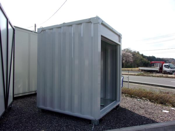 福島県白河店/展示場の新棟ユニットハウス・プレハブ・コンテナハウスGORILLA(0.94坪)の本体の外観