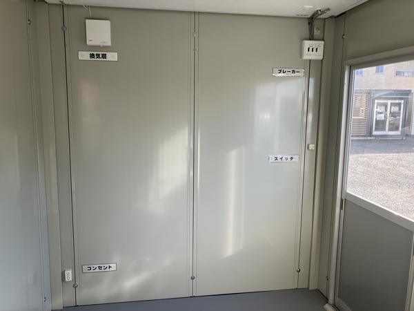 東京都東大和店/展示場の中古ユニットハウス・プレハブ・コンテナハウスCT-32J(2.16坪)の本体の内観