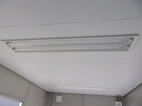 宮城県仙台営業所/展示場の中古ユニットハウス・プレハブ・コンテナハウスCT-41J(2.83坪)の各設備の照明器具