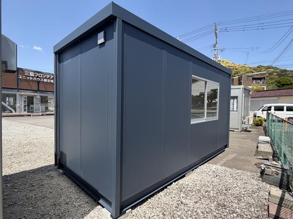 長崎県長崎店/展示場の新棟ユニットハウス・プレハブ・コンテナハウス47MSL(3.02坪)の本体の外観