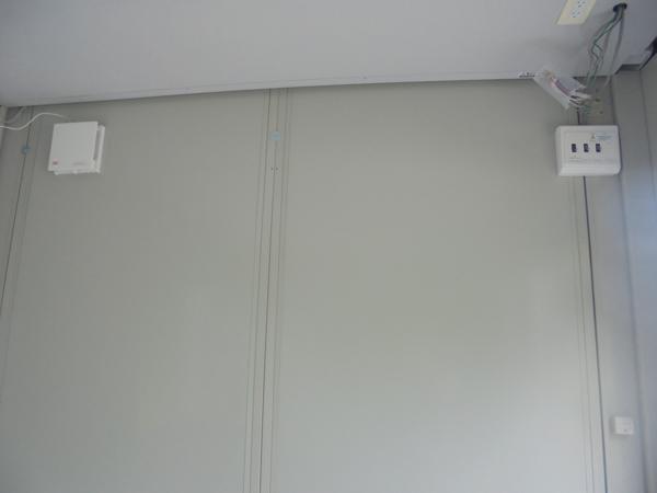 岡山県岡山営業所/展示場の中古ユニットハウス・プレハブ・コンテナハウスCT-32J(2.16坪)の各設備の分電盤