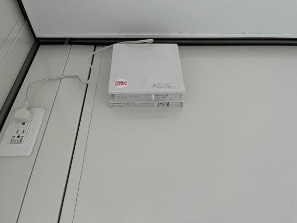 群馬県伊勢崎バイパス店/展示場の新棟ユニットハウス・プレハブ・コンテナハウス38MSL(2.43坪)の各設備の換気扇