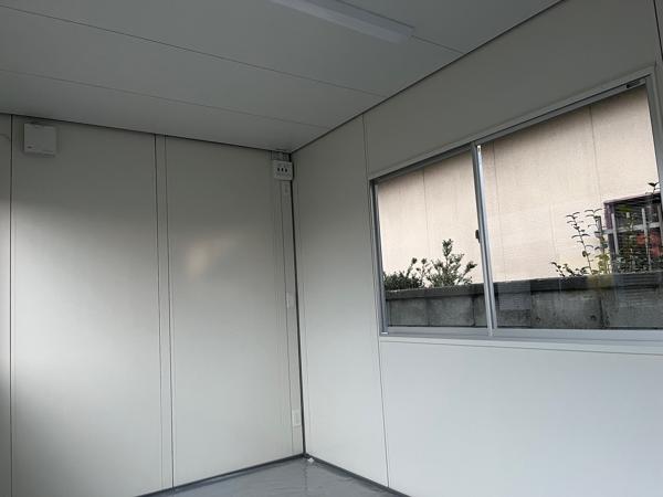 群馬県伊勢崎バイパス店/展示場の新棟ユニットハウス・プレハブ・コンテナハウス38MSL(2.43坪)の本体の内観
