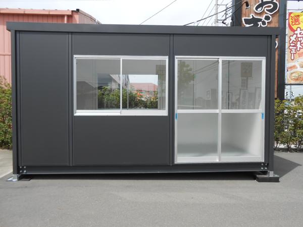 群馬県館林店/展示場の新棟ユニットハウス・プレハブ・コンテナハウス47MSL(3.02坪)の本体の外観