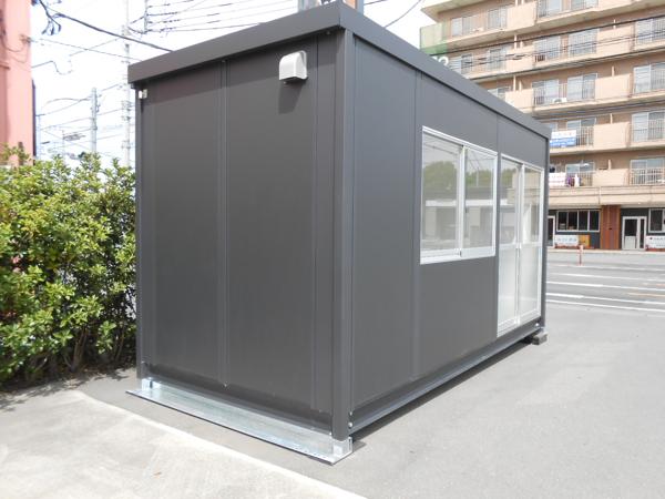群馬県館林店/展示場の新棟ユニットハウス・プレハブ・コンテナハウス47MSL(3.02坪)の本体の外観