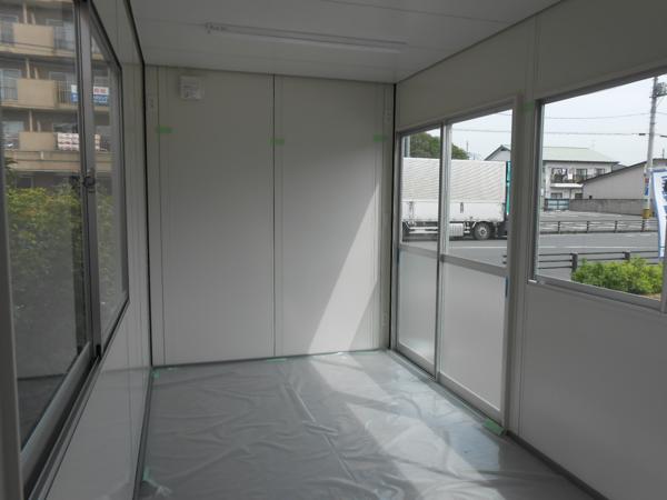 群馬県館林店/展示場の新棟ユニットハウス・プレハブ・コンテナハウス47MSL(3.02坪)の本体の内観