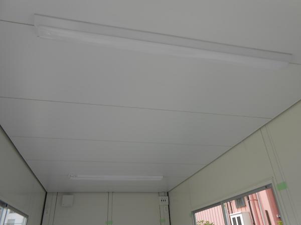 群馬県館林店/展示場の新棟ユニットハウス・プレハブ・コンテナハウス47MSL(3.02坪)の各設備の照明器具