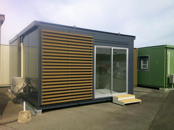 京都府木津川店/展示場の中古ユニットハウス・プレハブ・コンテナハウスCT-41J(2.83坪)の本体の外観