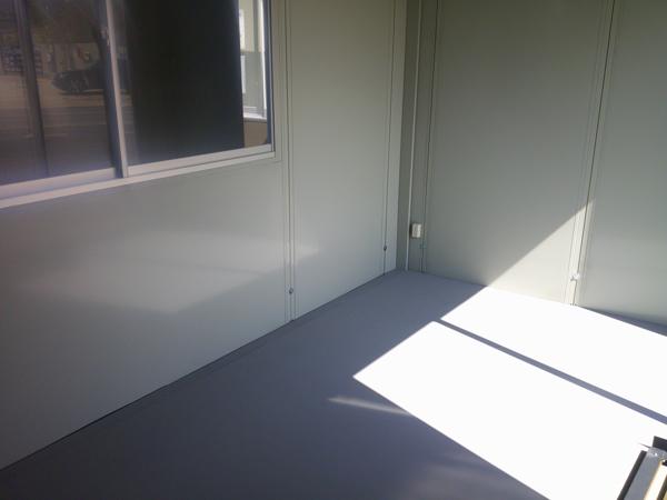 京都府木津川店/展示場の中古ユニットハウス・プレハブ・コンテナハウスCT-41J(2.83坪)の本体の内観