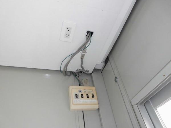 福岡県太宰府店/展示場の中古ユニットハウス・プレハブ・コンテナハウスCT-32J(2.18坪)の各設備の分電盤