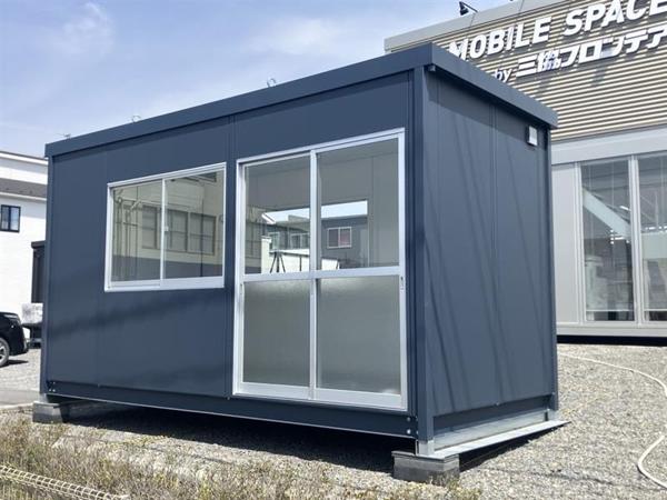 栃木県佐野店/展示場の新棟ユニットハウス・プレハブ・コンテナハウス47MSL(3.02坪)の本体の外観