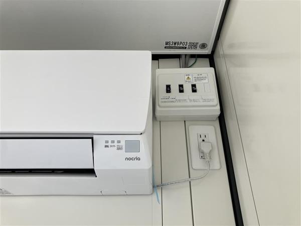 徳島県徳島店/展示場の新棟ユニットハウス・プレハブ・コンテナハウス38MSL(2.43坪)の各設備のエアコン