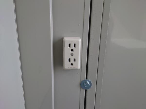 北海道帯広店/展示場の中古ユニットハウス・プレハブ・コンテナハウスCT-32J(2.16坪)の各設備のコンセント