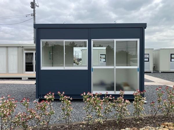 千葉県市原店/展示場の新棟ユニットハウス・プレハブ・コンテナハウス38MSL(2.57坪)の本体の外観