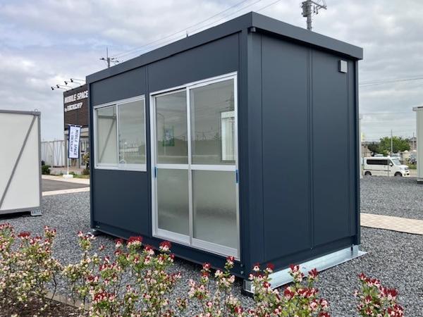 千葉県市原店/展示場の新棟ユニットハウス・プレハブ・コンテナハウス38MSL(2.57坪)の本体の外観