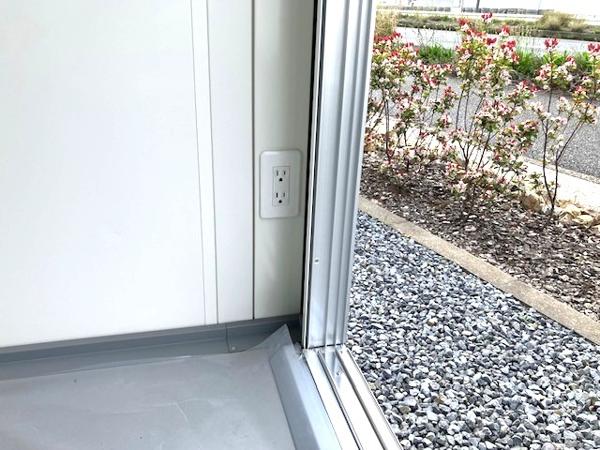 千葉県市原店/展示場の新棟ユニットハウス・プレハブ・コンテナハウス38MSL(2.57坪)の各設備のコンセント