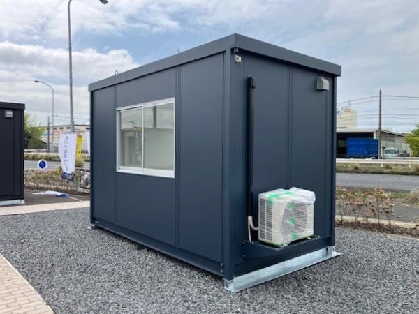 千葉県市原店/展示場の新棟ユニットハウス・プレハブ・コンテナハウス38MSL(2.57坪)の本体の外観