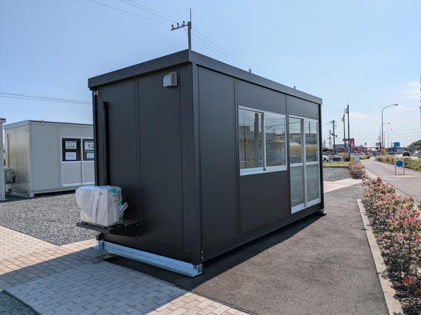 千葉県市原店/展示場の新棟ユニットハウス・プレハブ・コンテナハウス47MSL(3.02坪)の本体の外観