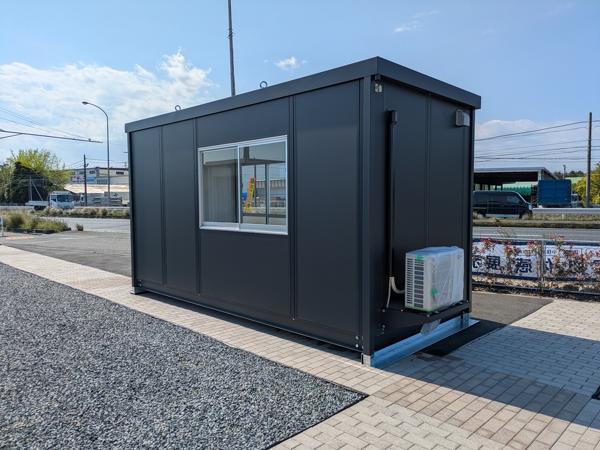 千葉県市原店/展示場の新棟ユニットハウス・プレハブ・コンテナハウス47MSL(3.02坪)の本体の外観