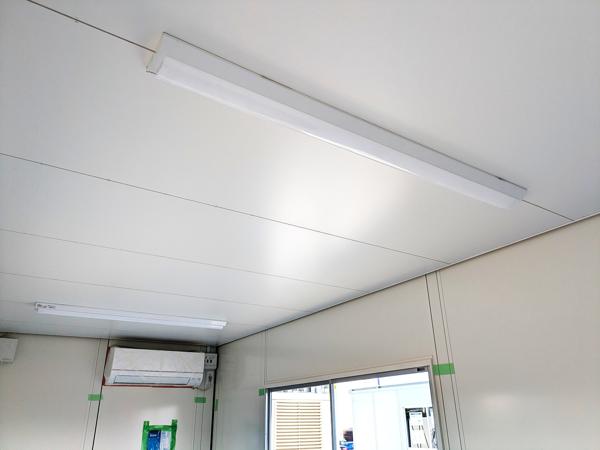 千葉県市原店/展示場の新棟ユニットハウス・プレハブ・コンテナハウス47MSL(3.02坪)の各設備の照明器具