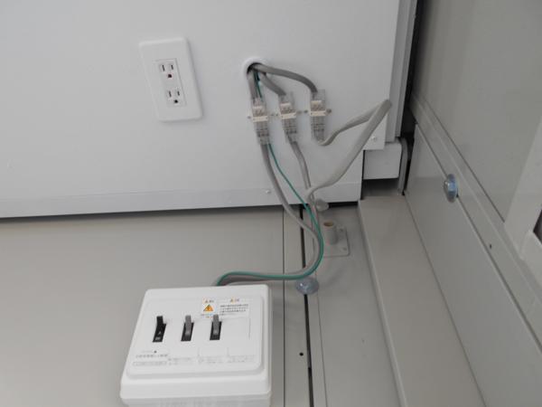 愛知県名古屋緑店/展示場の中古ユニットハウス・プレハブ・コンテナハウスCT-41J(2.83坪)の各設備のコンセント